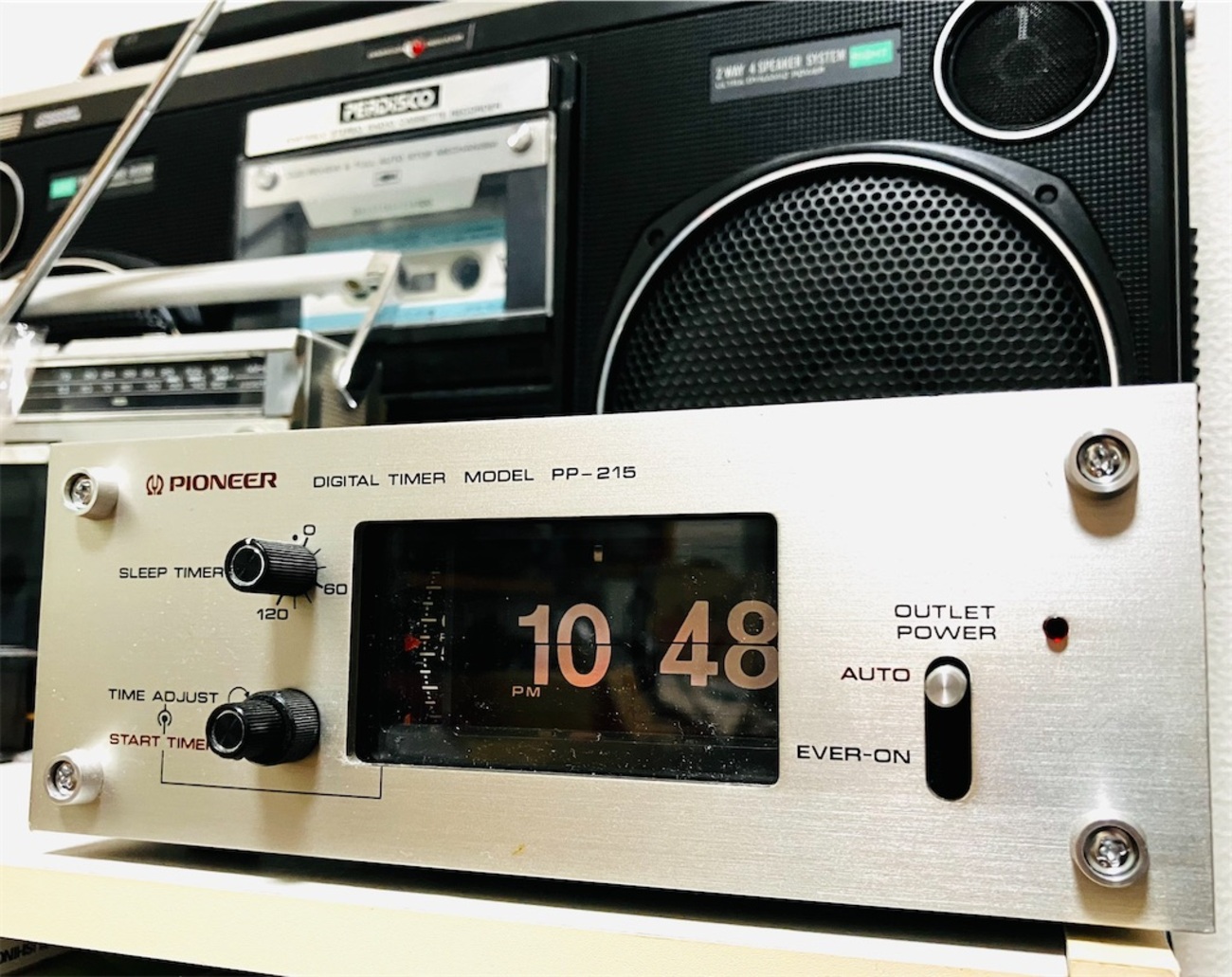 PIONEER(パイオニア)デジタルタイマーPP-215A(パタパタ式) 敷ける