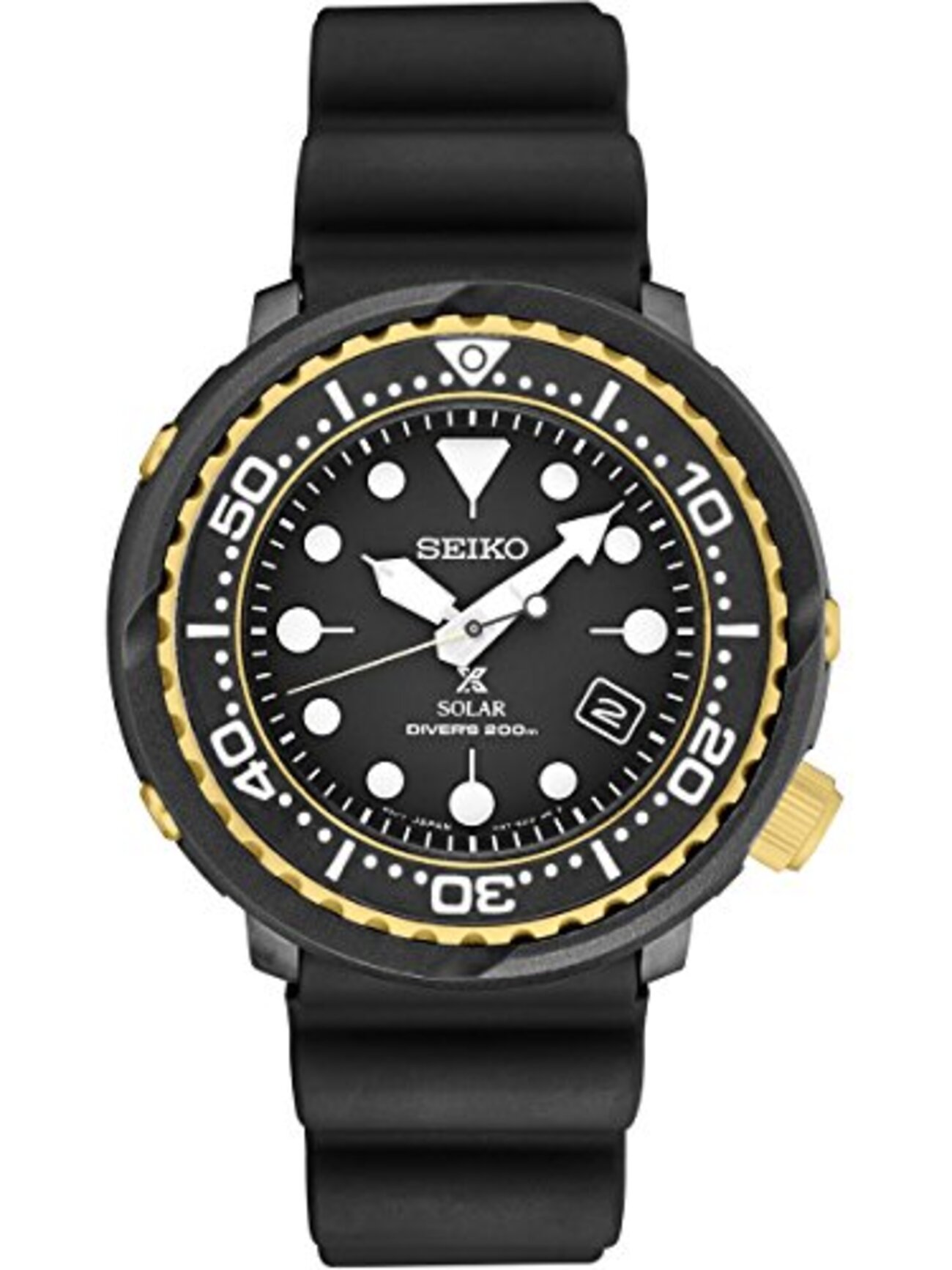 再再値下げ！ストーンツナ缶☆SEIKO美品☆ソーラーダイバー☆ いけてる 