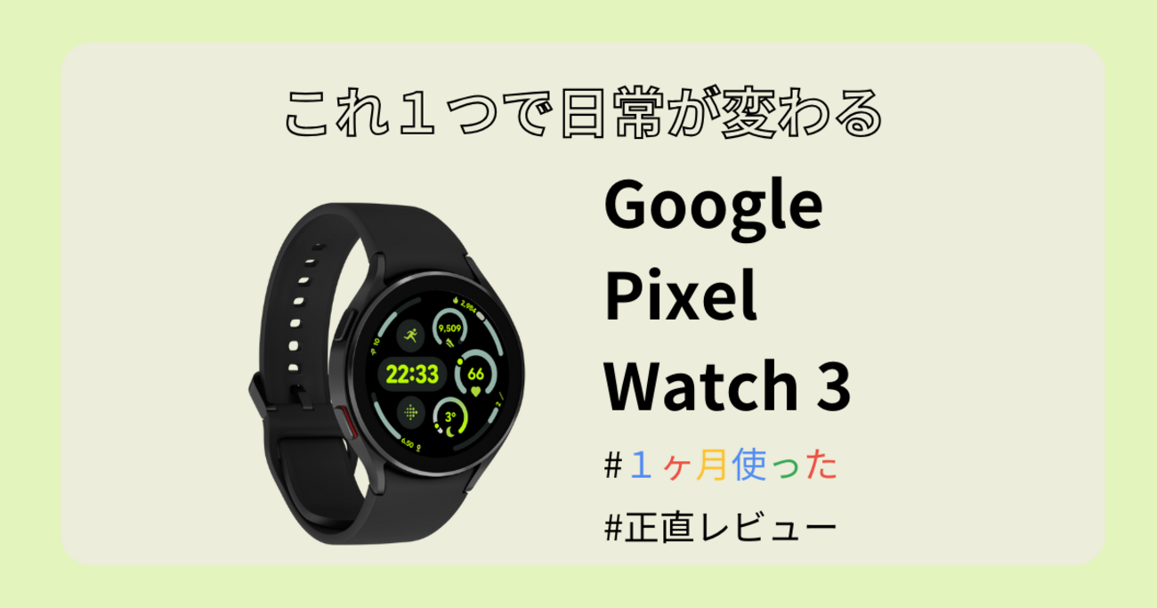 新品未使用未開封] 完璧 Google Pixel Watch3 45mm Wi-Fiモデル Google 