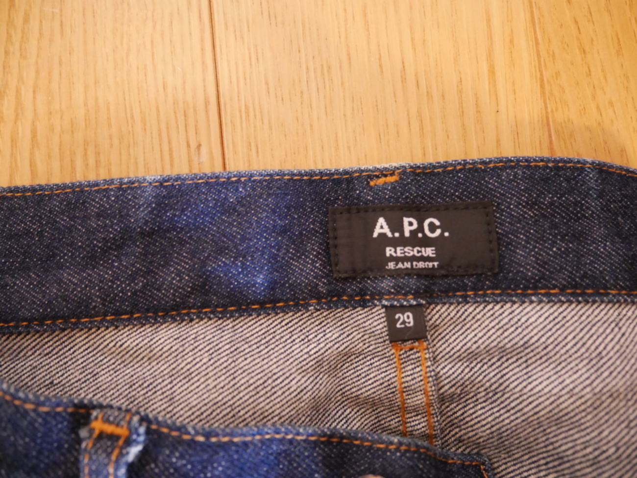 w35 廃盤 良品 A.P.C. RESCUE デニムパンツ ジーンズ マカオ製