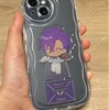 スマホケースにアクスタ