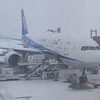 新千歳空港は雪だけど通常運行