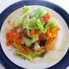昼にインスタント食品「５種の具いり皿うどん」を食べました‥