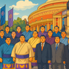 大相撲ロンドン公演2025、満員の熱気で開幕　34年ぶりの舞台で伝統と礼が輝いた
