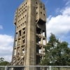 旧志免鉱業所竪坑櫓（福岡県志免町）～かつて栄えた炭鉱の巨大なコンクリート遺跡