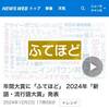 「2024年ユーキャン新語・流行語大賞」は・・・