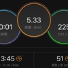 閾値走 Tペース3:45/km