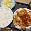 スタミナ厚切り豚カルビ定食（ダブル）。松屋