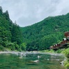 キャンプ1日目✦曇り空の中冷え冷えの川に入る【川遊び編】