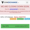 coinexchange閉鎖するってよ