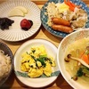 シュウマイ、春雨スープ　定食。