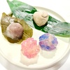 ミッドタウン日比谷『鈴懸』季節の生菓子 紫陽花、葛桜、麩乃餅、玄米餅。