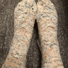 Speckled space sock完成