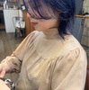 ブリーチ使用◎ダークなブルーバイオレット▷色落ちキレイに