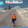 今週のZwift 2本計62.1km、+1,742m