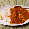 今朝は朝からカレー