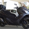 SKYWAVE CJ46A 前後タイヤ・ブレーキパッド　交換