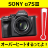 【カメラ】SONYのα7SⅢ、オーバーヒートするってよ。【残念なお知らせ】