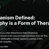 Epicureanism defined: Philosophy is a form of therapy