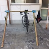 手作り自転車スタンド　-お試し編-