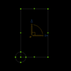 BricsCAD　図形移動のマニピュレータ(2D)の使用方法