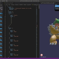 GlTF Tools for VSCode を改造して glTF2.0のモデルをGrimoire.jsでプレビューする