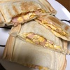 #久々にホットサンドを作りました。
