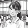 モノクローム de 中学女子 @Copilot＋プロンプト