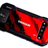 KYOCERA TORQUE G06の限定背面カバー「スプリット」（赤黒）に変更してみた