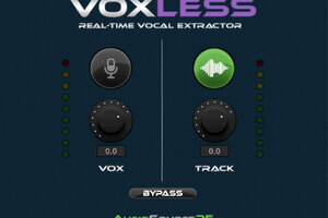 ボーカルとバッキングをリアルタイムで分離するプラグインAUDIOSOURCERE VOXLESS
