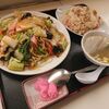 天童市　七福ラーメン　あんかけやきそば＆半チャーハンをご紹介！🍜