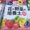 春菊のプランター種まきと野菜の土