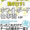 通勤電車で読む『まとまる！決まる！動き出す！ホワイトボード仕事術』。ホワイトボードを使った会議ファシリテーションのシンプルなテキスト。