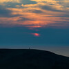 鳥取砂丘の夕景