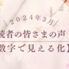 2024年3月｜読者の皆さまの声【数字で見える化】