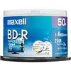maxell 録画用 BD-R 標準130分 4倍速 ワイドプリンタブルホワイト 50枚スピンドルケース BRV25WPE.50SP