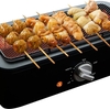 山善 焼き鳥焼き器 減煙 電気七輪 卓上 ESR-Q100(B) お酒飲みながら食べる焼き鳥は最高 ヘルシーでおすすめ