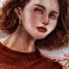 ミラーナ・アンゲローヴァさんイラスト２作目完成（イラストメイキングあり）　…と夜勤明け車内ランチ
