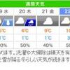 来週（12/17～24）の城崎温泉週間天気