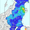 １都９県放射能汚染マップ（鳥瞰図風）を作ってみる