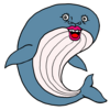 かわいいクジラ のイラスト