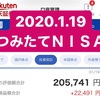 2020.1.19のつみたてＮＩＳＡ【含み益22,491円】