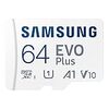 日本サムスン Samsung EVO Plus マイクロSDカード 64GB microSDXC UHS-I U1 最大転送速度130MB/秒 Nintendo Switch 動作確認済 MB-MC64KA/EC 国内正規保証品