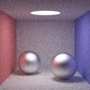 Glossy specular reflection by using Nonnormalized Phong specular reflection