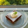 和風ガトーショコラ　ほうじ茶リーム添え