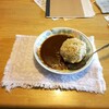 朝からカレー。