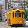 阪堺電車、モ351形60周年ヘッドマークを撮る。