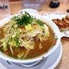 野菜煮込みラーメンと餃子