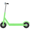 電動キックボードのフリーイラスト素材