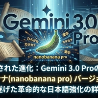 【NanoBanana pro爆誕！】Gemini 3.0 Proの陰で「ナノバナナバージョンアップ」がすごい！